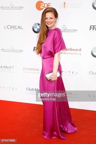 BERLIN, GERMANY - APRIL 28: Anja Antonowicz during the Lola - German Film Award red carpet arrivals at Messe Berlin on April 28, 2017 in Berlin, Germany. (Photo by Franziska Krug/Getty Images for Jaeger-LeCoultre)