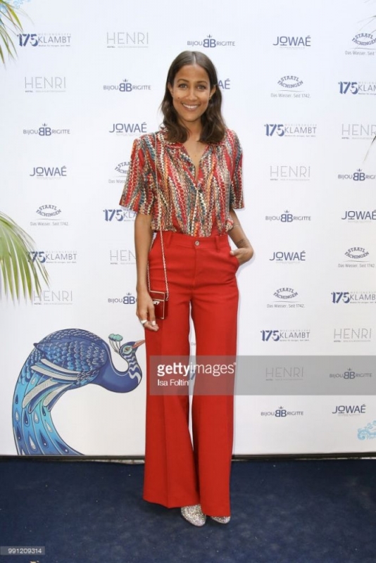 BERLIN, GERMANY - JULY 03: Rabea Schif during the Klambt Style Cocktail at HENRI Hotel on July 3, 2018 in Berlin, Germany. (Photo by Isa Foltin/Getty Images for Klambt)